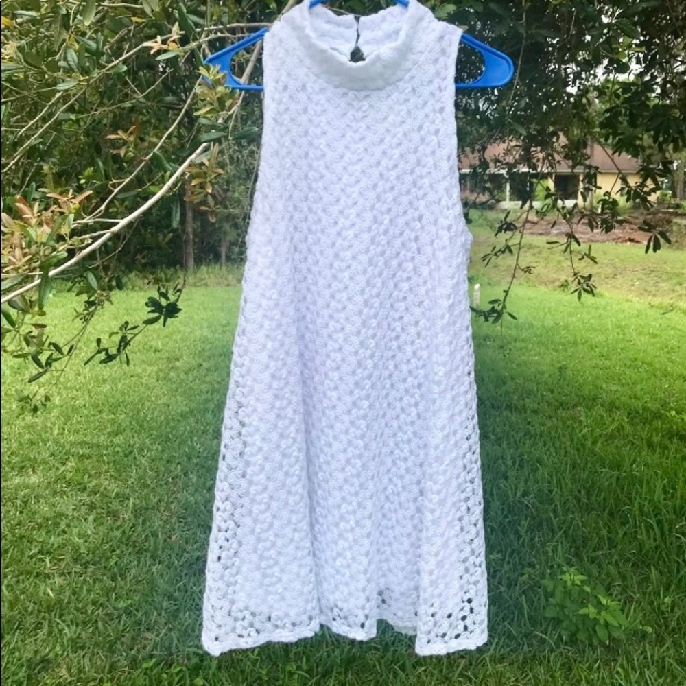 Crochet Mini Dress